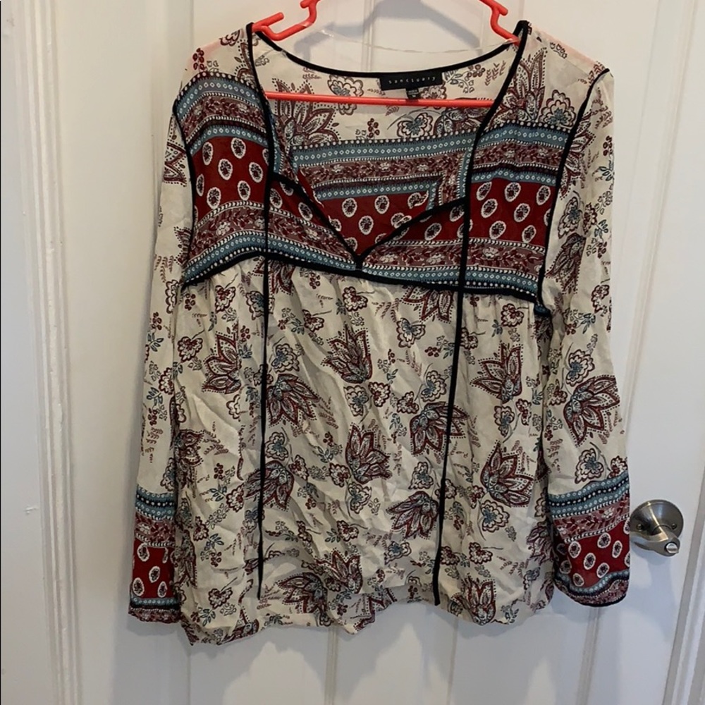 Sanctuary medium boho blouse